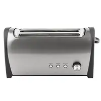 Küken 33622 tostadora 6 4 rebanada(s) 1400 W Negro, Acero inoxidable