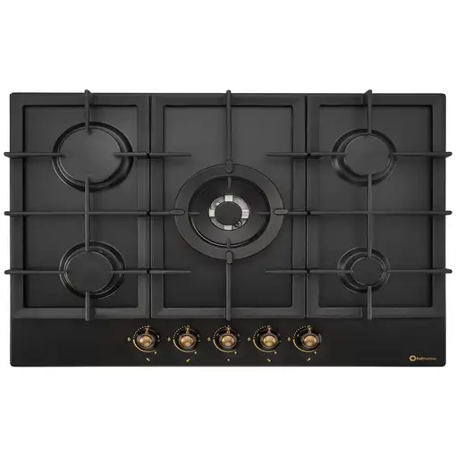 Solthermic Placa Gas Bl032 Negra Rustica De 70