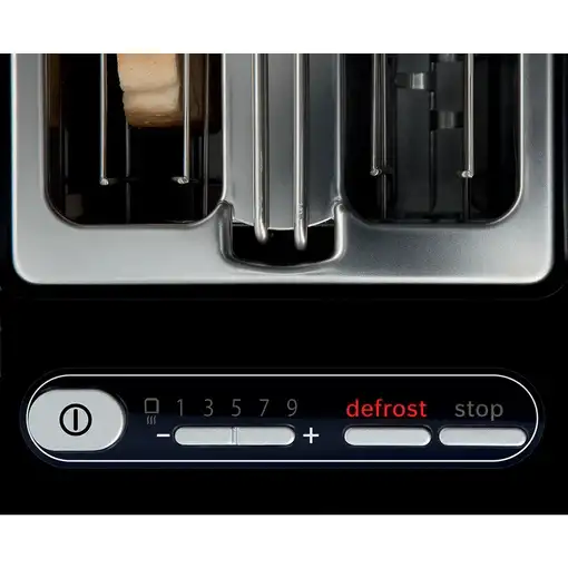 Bosch TAT8613N tostadora 9 2 rebanada(s) 860 W Negro
