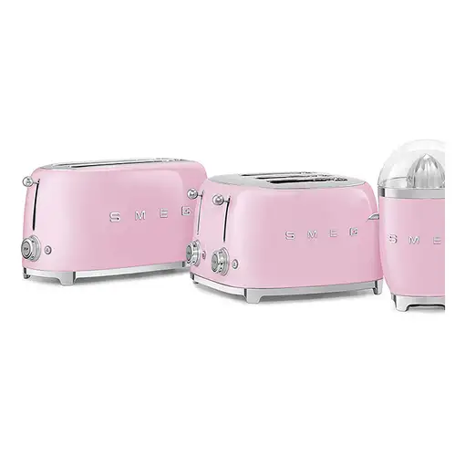 Smeg TSF02PKEU tostadora 6 4 rebanada(s) 1500 W Rosa
