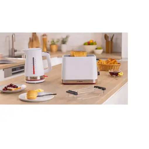 Bosch TAT4M221 tostadora 2 rebanada(s) 950 W Blanco
