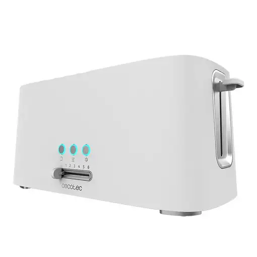 Cecotec 03190 tostadora 6 4 rebanada(s) 1630 W Blanco