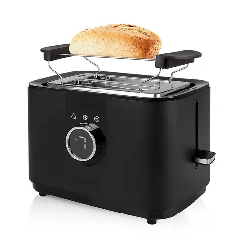 Princess 142360 7 2 rebanada(s) 920 W Negro, Plata