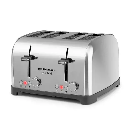 Orbegozo TO 8050 tostadora 7 4 rebanada(s) 1700 W Plata