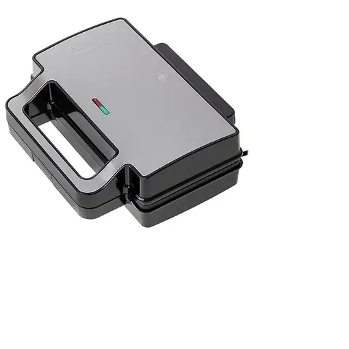 Adler AD 3073 sandwichera 1400 W Negro, Plata