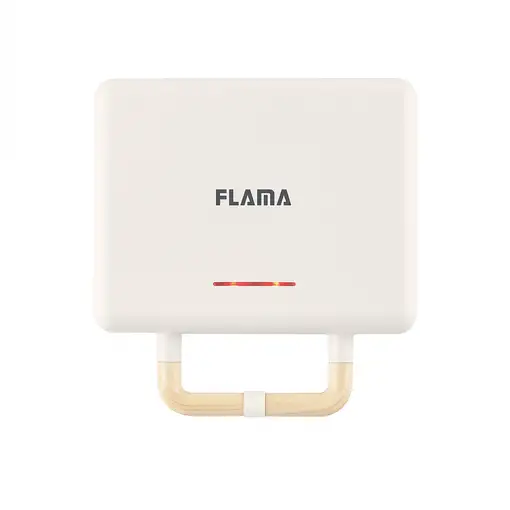 Flama 4961FL sandwichera 800 W Perlado, Blanco