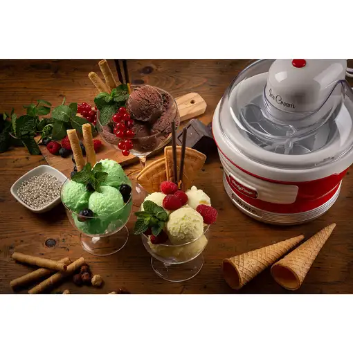 Ariete 0643/00 Heladera tradicional 1,5 L 12 W Rojo, Blanco