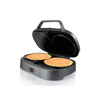 Flama 4902FL crepera 2 crep(s) 1300 W Negro