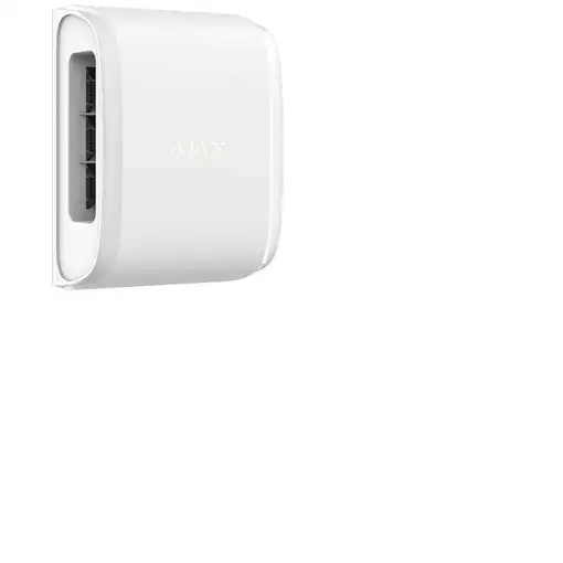 Ajax DualCurtain Outdoor Sensor de infrarrojos Inalámbrico Pared Blanco