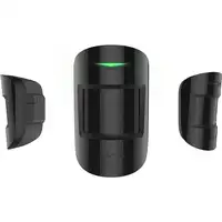 Ajax CombiProtect Sensor infrarrojo pasivo (PIR) Inalámbrico Pared Negro