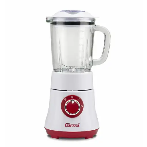 Girmi FR23 0,6 L Batidora de vaso 300 W Rojo, Transparente, Blanco