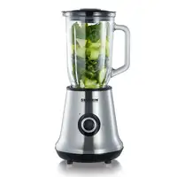 Severin SM 3734 licuadora 1 L Batidora de vaso 500 W Negro, Acero inoxidable