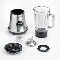 Severin SM 3734 licuadora 1 L Batidora de vaso 500 W Negro, Acero inoxidable