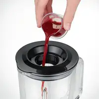 Severin SM 3734 licuadora 1 L Batidora de vaso 500 W Negro, Acero inoxidable