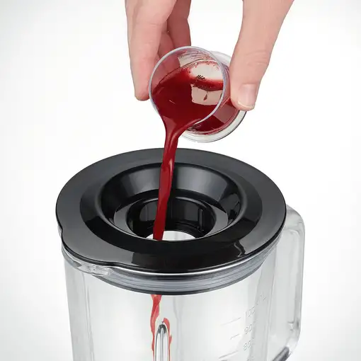 Severin SM 3734 licuadora 1 L Batidora de vaso 500 W Negro, Acero inoxidable