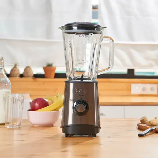Black & Decker BXJB800E Batidora de vaso 800 W Negro, Transparente