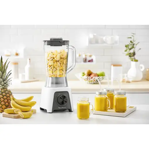 Moulinex LM2C01 1,5 L Batidora de vaso 450 W Blanco