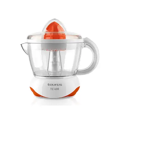 Taurus TC 600 Exprimidor 40 W Naranja, Blanco