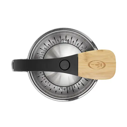 Princess 201862 prensa de cítricos eléctricos 1 L 300 W Negro, Transparente, Mader