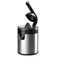 Cecotec Xqueeze RetroJuice 600 Steel Licuadora centrífuga 600 W Negro, Metálico