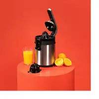 Cecotec Xqueeze RetroJuice 600 Steel Licuadora centrífuga 600 W Negro, Metálico