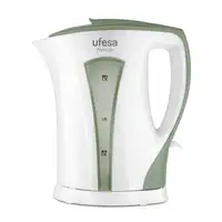 Ufesa Nyassa 1.7L tetera eléctrica 1,7 L 2200 W Verde, Blanco