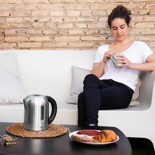 Cecotec ThermoSense 290 tetera eléctrica 1,7 L 2200 W Negro, Acero inoxidable