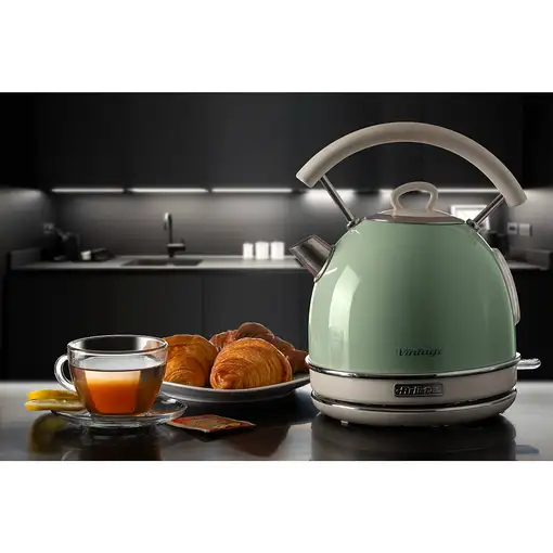 Ariete 2877/04 tetera eléctrica 1,7 L 2000 W Verde, Plata