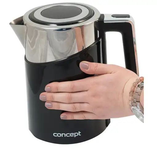 Concept RK3171 tetera eléctrica 1,7 L 2200 W Negro, Metálico