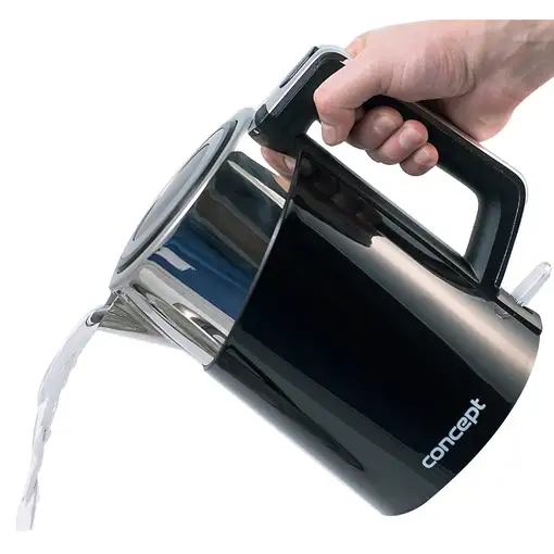 Concept RK3171 tetera eléctrica 1,7 L 2200 W Negro, Metálico