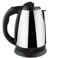 Küken 33670 tetera eléctrica 2 L 1500 W Negro, Acero inoxidable