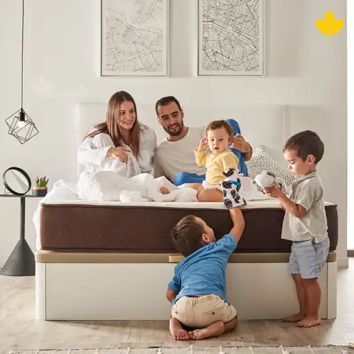 Pack Colchon + Cabecero + Canape Abatible Descansin | 150 x 200 | Blanco