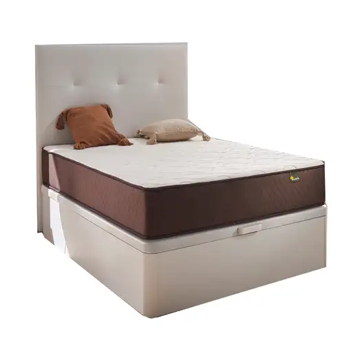 Pack Colchon + Cabecero + Canape Abatible Descansin | 150 x 200 | Blanco