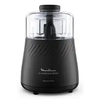 Moulinex DP7108 picadora eléctrica de alimentos 0,5 L 800 W Negro, Transparente