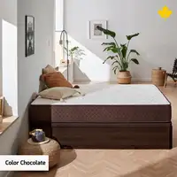 Pack Colchon Descansin + Canape Abatible 150 x 200 | Color Chocolate