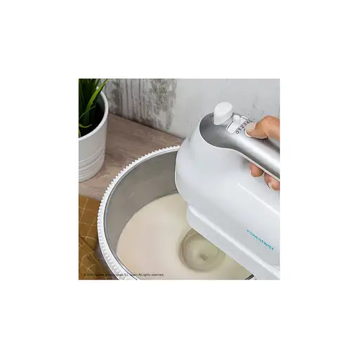 Cecotec PowerTwist 500 Steel Batidora de varillas 500 W Plata, Blanco