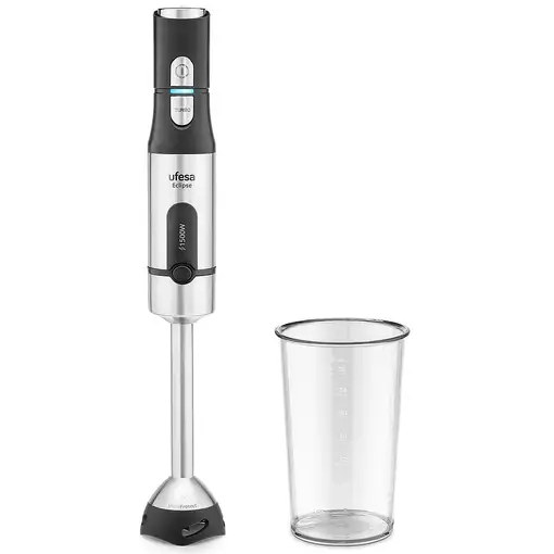 Ufesa Eclipse Max 0,8 L Batidora de vaso portátil 1500 W Negro, Acero inoxidable