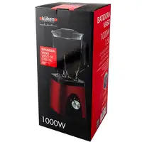 Küken 33882 licuadora 1,5 L Licuadora de vaso 1000 W Negro, Rojo