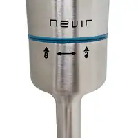 Nevir NVR-8355BA licuadora Batidora de inmersión 1200 W Negro, Acero inoxidable