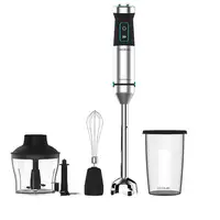 Cecotec 04272 licuadora 0,8 L Batidora de inmersión 1500 W Negro, Acero inoxidable