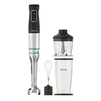 Cecotec 03976 licuadora Batidora de inmersión 1500 W Negro, Acero inoxidable