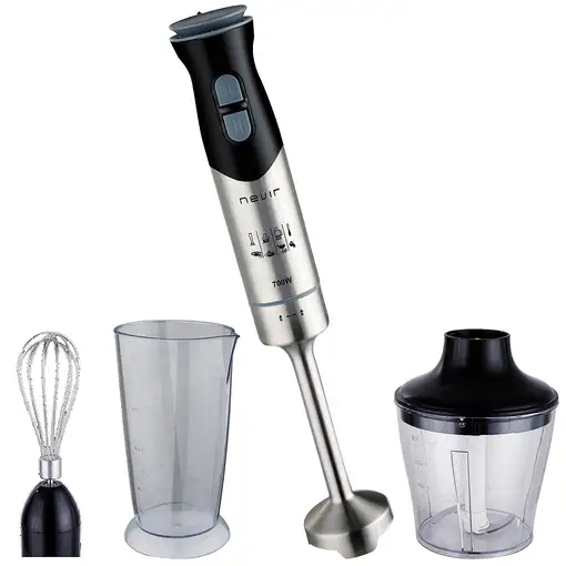 Nevir NVR-8350BA SET licuadora 800 L Batidora de inmersión 700 W Negro, Acero inox