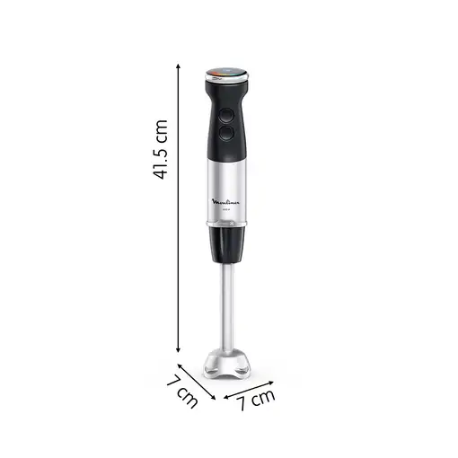 Moulinex DD6718 licuadora Batidora de inmersión 1000 W Negro, Acero inoxidable