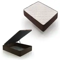 Pack Colchon Descansin + Canape Abatible 180 x 190 | Color Chocolate