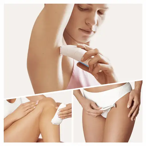 Braun Silk-épil 5 81706344 depiladora 28 pinzas Blanco, Turquesa