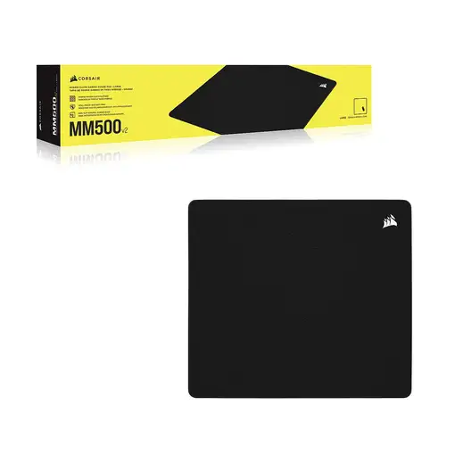 Corsair MM500 v2 Alfombrilla de ratón para juegos Negro