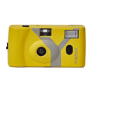 Yashica MF-1 Cámara analógica compacta 35 mm Amarillo