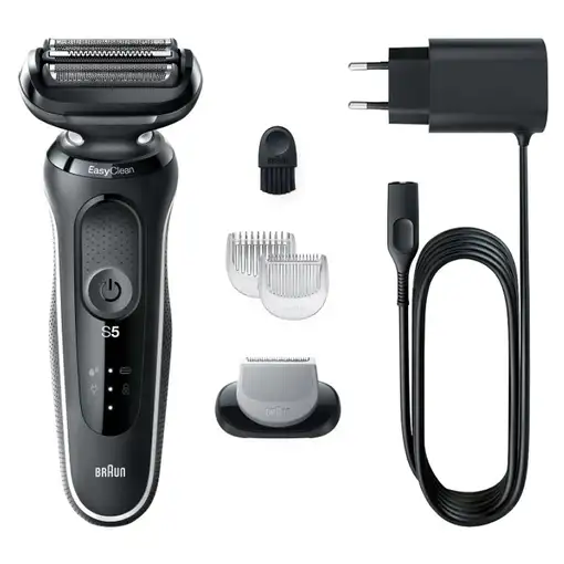 Braun Series 5 51-W1600s Máquina de afeitar de láminas Negro, Blanco