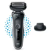 Braun Series 5 51-W1200s Máquina de afeitar de láminas Recortadora Negro, Blanco