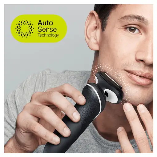 Braun Series 5 51-W1200s Máquina de afeitar de láminas Recortadora Negro, Blanco